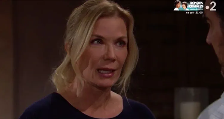 Amour, Gloire et Beauté / Top Models : fin pour Brooke et Ridge, terrible choc pour Steffy, les moments forts des épisodes du 22 au 26 février 2021 sur France 2 Amour, Gloire et Beauté / Top Models : fin pour Brooke et Ridge, terrible choc pour Steffy, les moments forts des épisodes du 22 au 26 février 2021 sur France 2