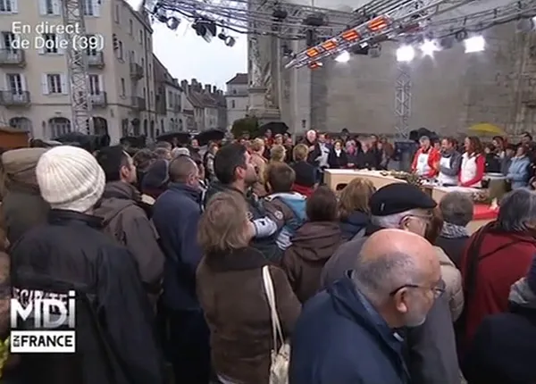 En direct de Dole, Midi en France bat son record d’audience En direct de Dole, Midi en France bat son record d’audience