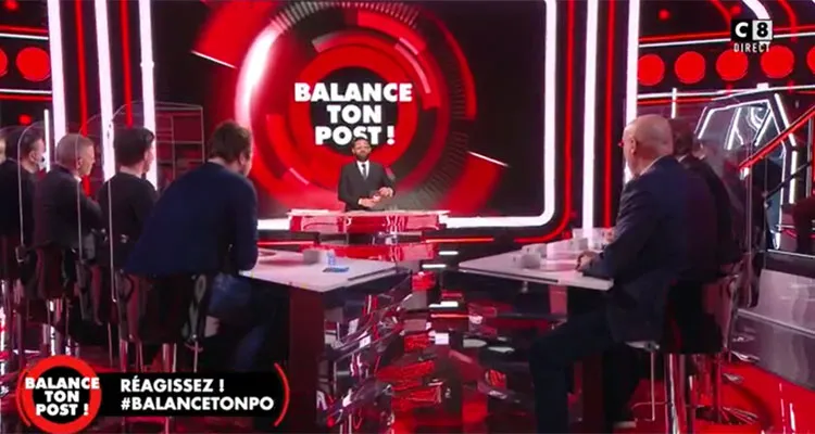 Balance ton post (C8) : fortes tensions chez Cyril Hanouna, Philippot, Pannier-Runacher et Naulleau stabilisent C8 Balance ton post (C8) : fortes tensions chez Cyril Hanouna, Philippot, Pannier-Runacher et Naulleau stabilisent C8