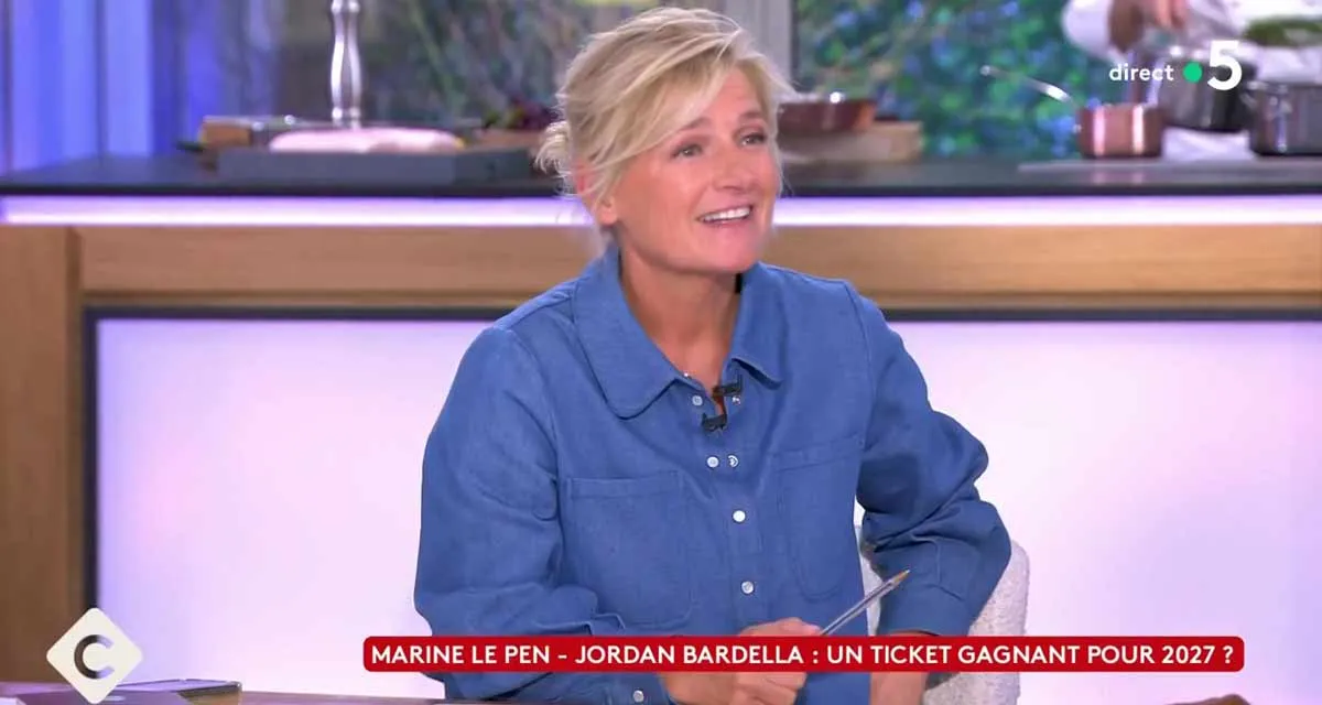 C à vous : l’étrange question d’Anne-Elisabeth Lemoine sur Marine Le Pen en direct sur France 5
