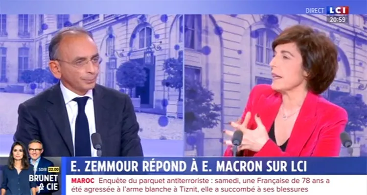 LCI : audiences catastrophiques pour Eric Zemmour ? Ruth Elkrief attaquée par BFMTV et CNews LCI : audiences catastrophiques pour Eric Zemmour ? Ruth Elkrief attaquée par BFMTV et CNews