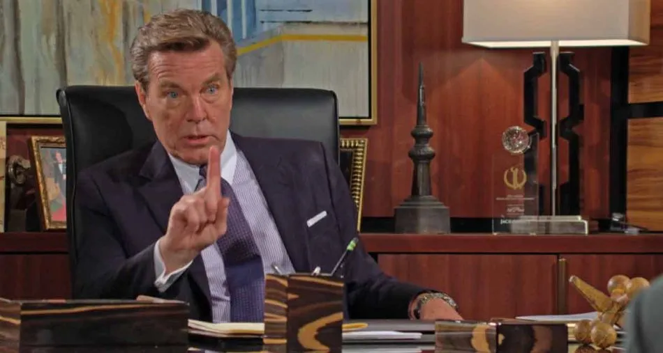 Jack (Peter Bergman) recadre sèchement Kyle (Michael Mealor)
