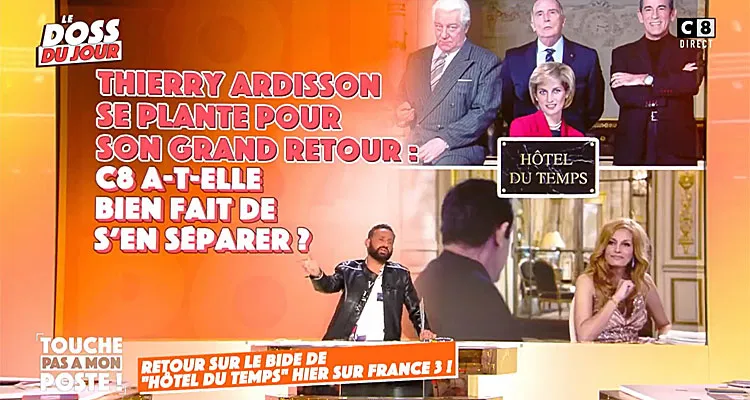 Touche pas à mon poste : Cyril Hanouna flingue Thierry Ardisson, C8 renforce son succès Touche pas à mon poste : Cyril Hanouna flingue Thierry Ardisson, C8 renforce son succès