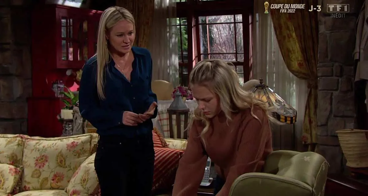 Les feux de l’amour en avance : Sharon veut oublier son cancer, Abby attaquée par Phyllis ? (épisode du jeudi 24 novembre 2022 sur TF1) Les feux de l’amour en avance : Sharon veut oublier son cancer, Abby attaquée par Phyllis ? (épisode du jeudi 24 novembre 2022 sur TF1)