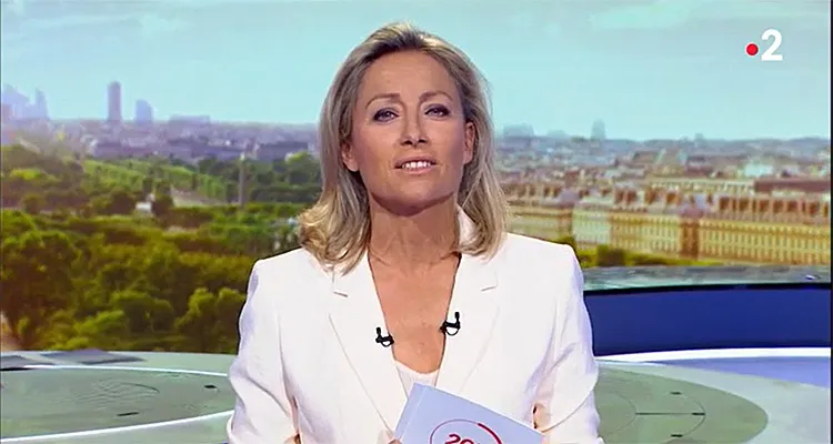  JT 20H : l’incroyable chute d’Anne-Sophie Lapix sur France 2
