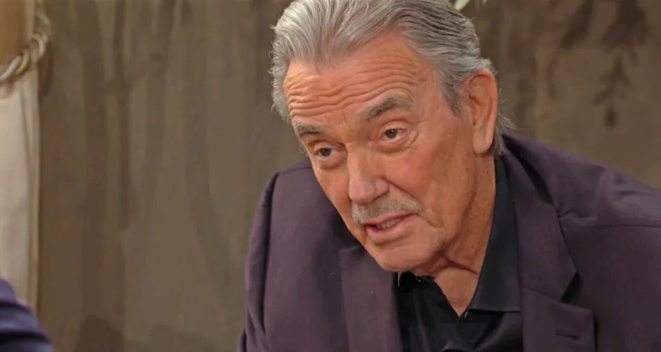Victor (Eric Braeden) annonce à Michael (Christian Jules LeBlanc) qu’il veut anéantir Tucker (Trevor St. John)