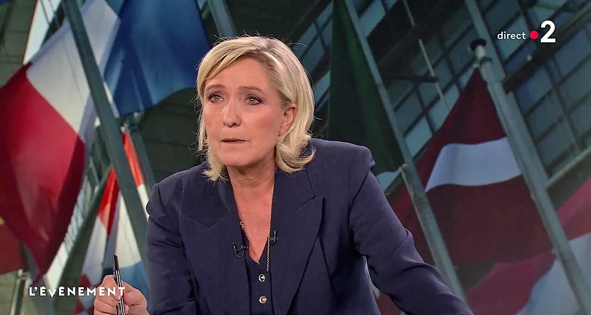 Marine Le Pen s’écroule sur France 2