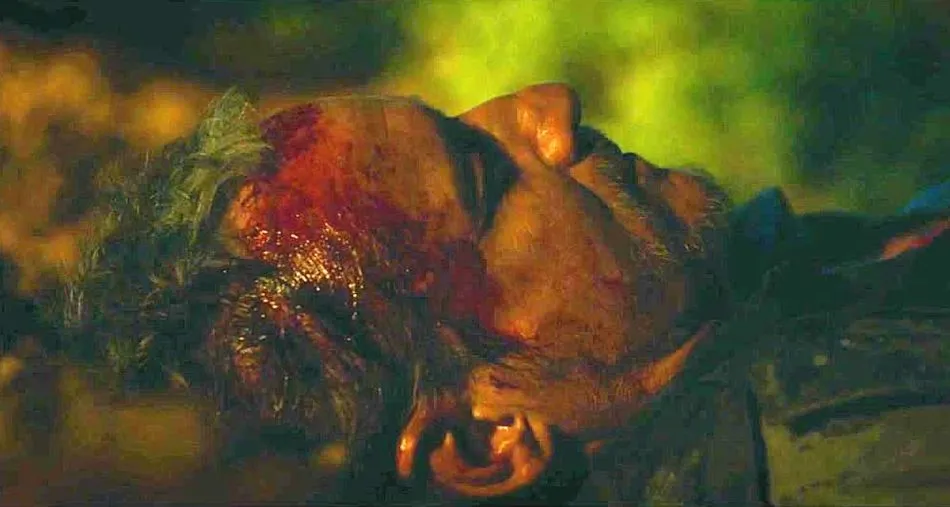 La mort de Balthus, incarné par Jean-Michel Tinivelli, dans Rivière perdue sur TF1.