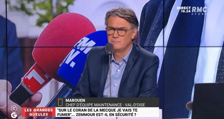 Les Grandes Gueules menacent Julien Courbet, record pour Alain Marschall et Olivier Truchot Les Grandes Gueules menacent Julien Courbet, record pour Alain Marschall et Olivier Truchot