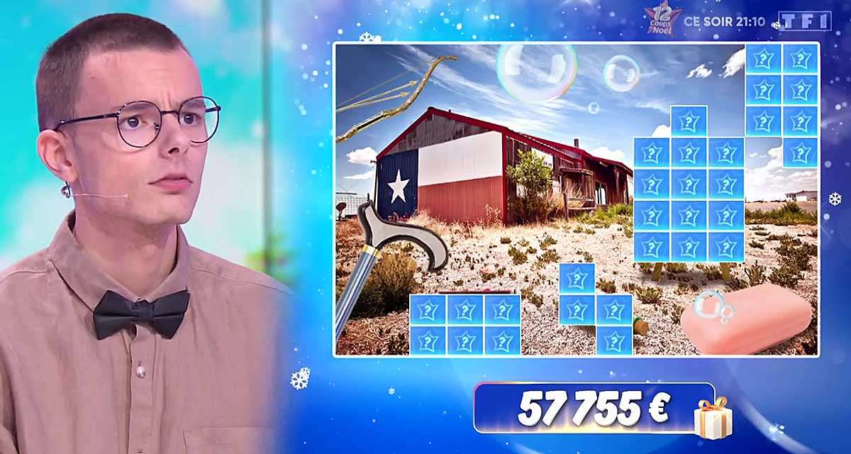 Les 12 coups de midi : Emilien explose tout sur son passage, l’étoile mystérieuse supprimée ce 25 décembre 2023 sur TF1 