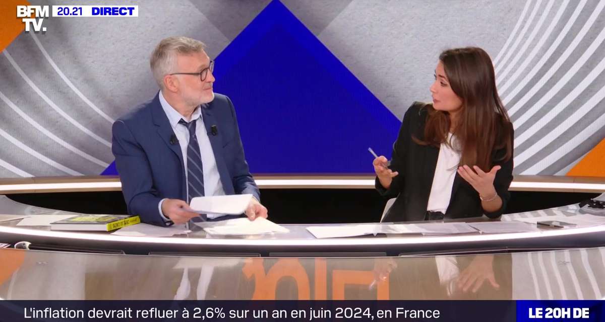 Laurent Ruquier distancé, Julie Hammett piégée en direct sur BFMTV