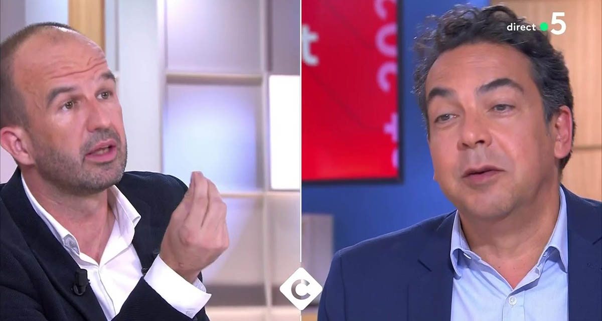 « Je ne parle pas à vous ! » Manuel Bompard recadre Patrick Cohen dans C à vous sur France 5 
