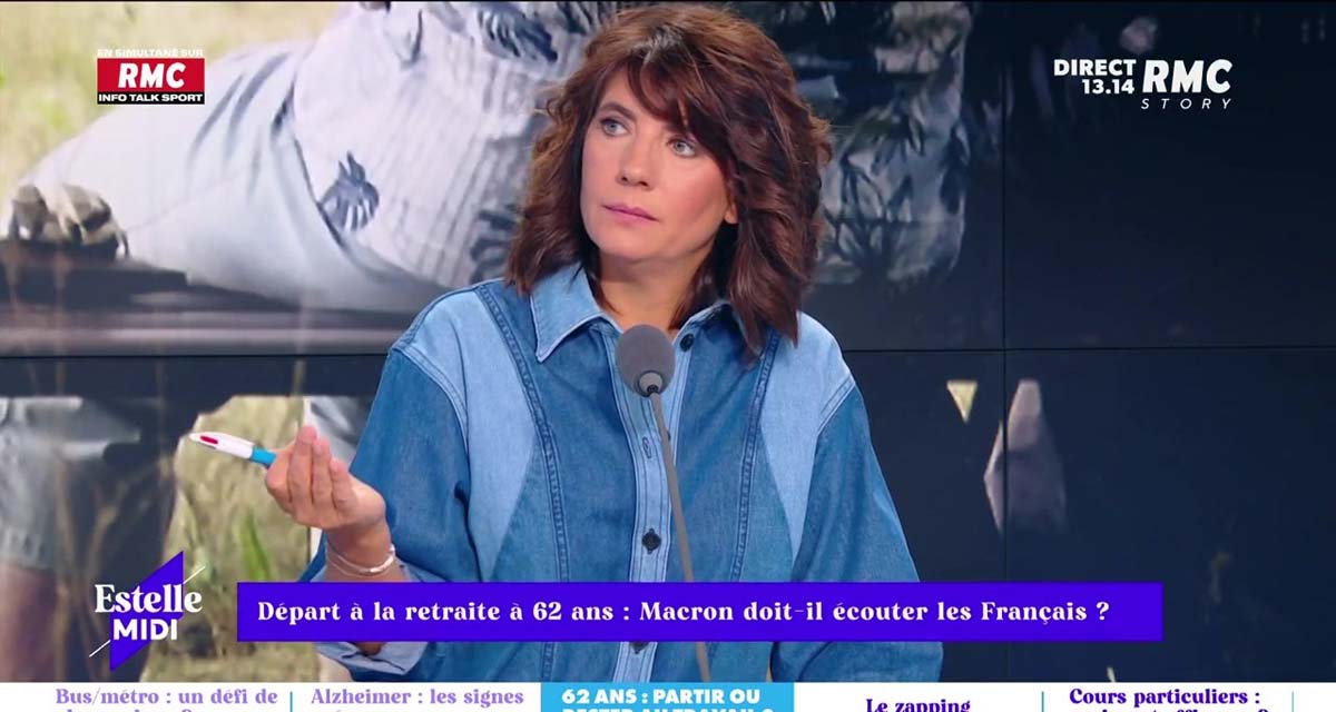 Estelle midi : Estelle Denis stupéfaite par un chroniqueur, audience renversante sur RMC Story