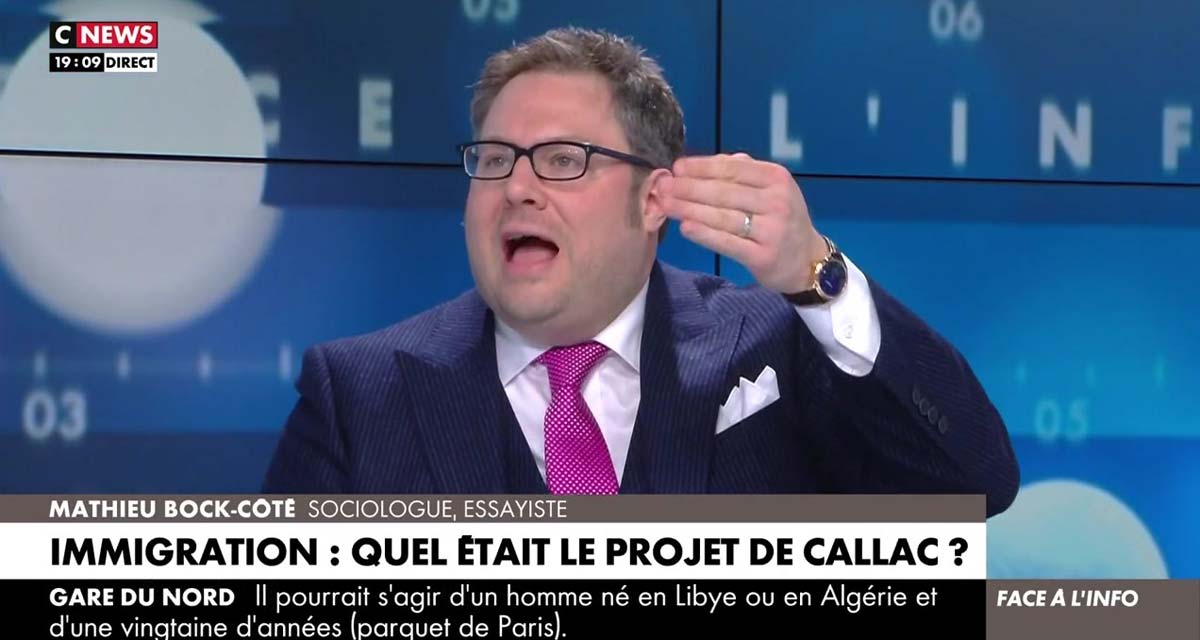 Face à l’info : Christine Kelly remet à sa place un chroniqueur, l’incroyable prédiction de Mathieu Bock-Côté sur CNews