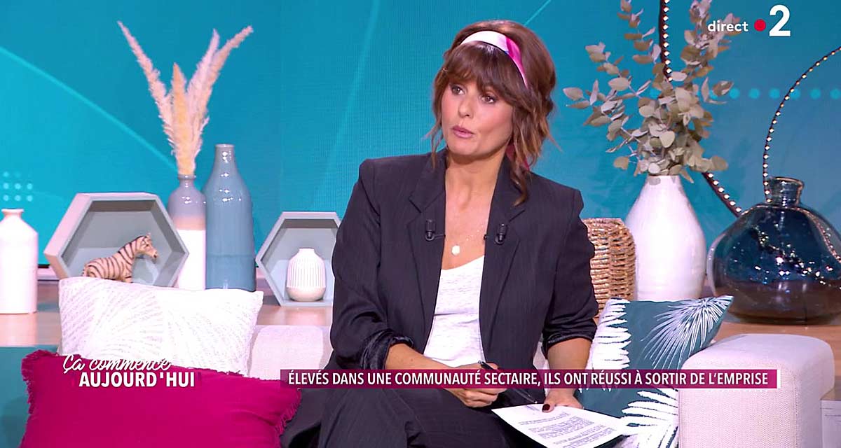 « Vous n’avez pas peur ? » Faustine Bollaert craint qu’un témoin soit reconnu par les membres d’une secte sur France 2