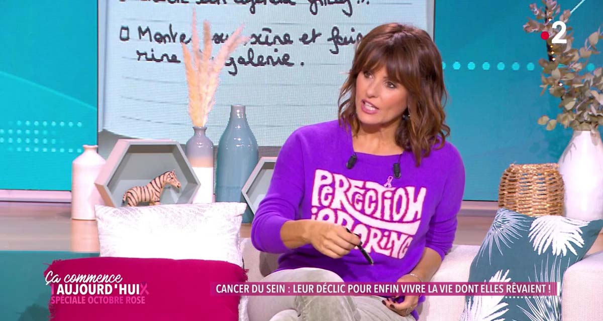 « Dire à Olivier que c’est un gros c*n » Faustine Bollaert interpelle sa production en direct