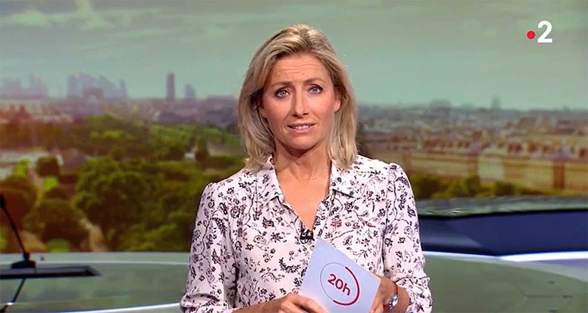 JT 20H : Anne-Sophie Lapix se lâche, son fou rire en direct, France 2 prend une décision radicale