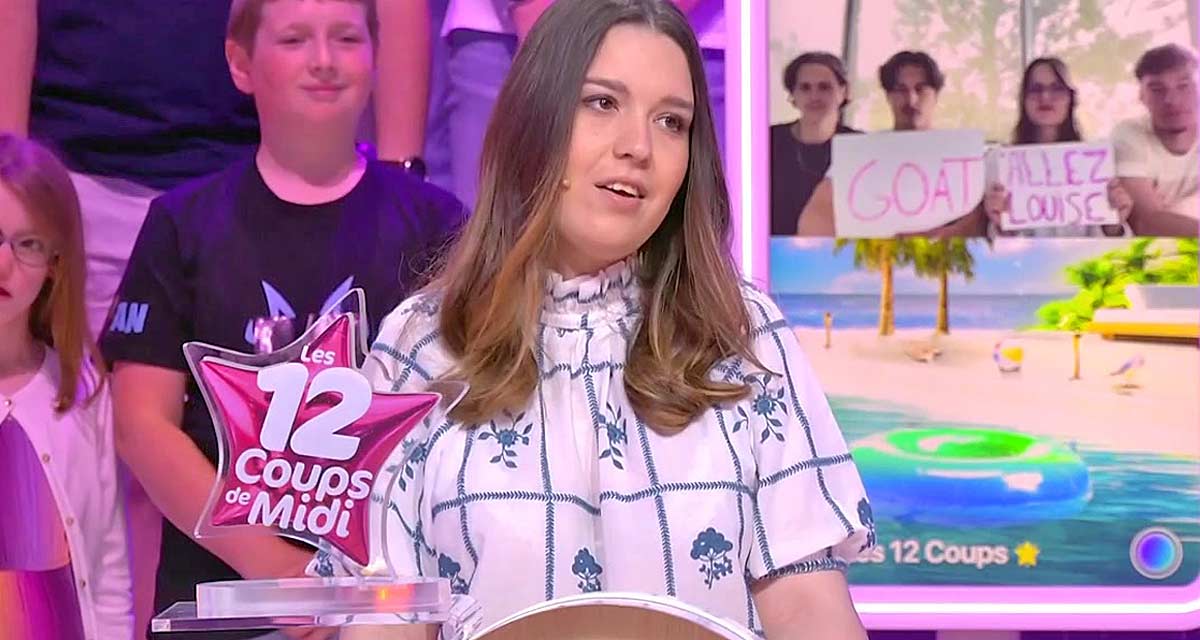 Les 12 coups de midi : Louise coachée par Émilien, ses révélations étonnantes à Jean-Luc Reichmann sur TF1 Les 12 coups de midi : Louise coachée par Émilien, ses révélations étonnantes à Jean-Luc Reichmann sur TF1