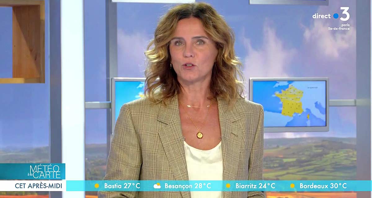 Incident en direct pour le retour de Marine Vignes dans Météo à la carte 