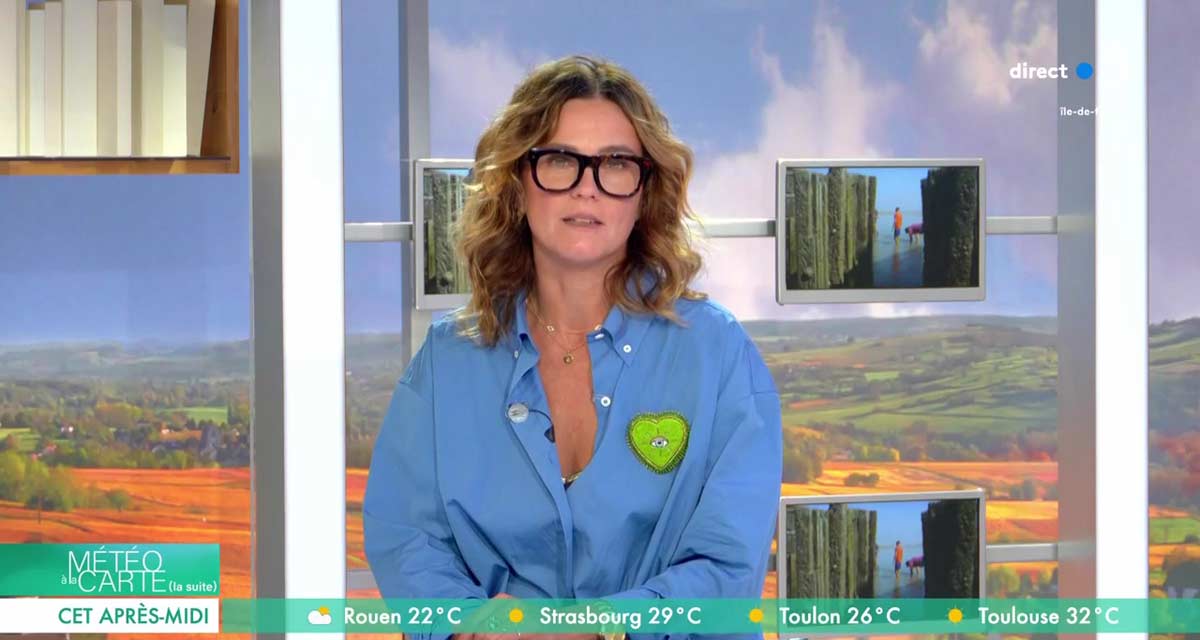 Marine Vignes adresse ses condoléances en direct dans Météo à la carte