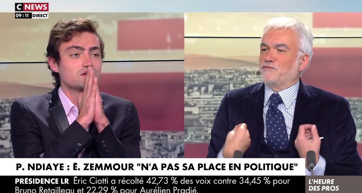 L’heure des pros : « J’ai honte de le dire… », Pascal Praud prend ses distances avec Éric Zemmour sur CNews 