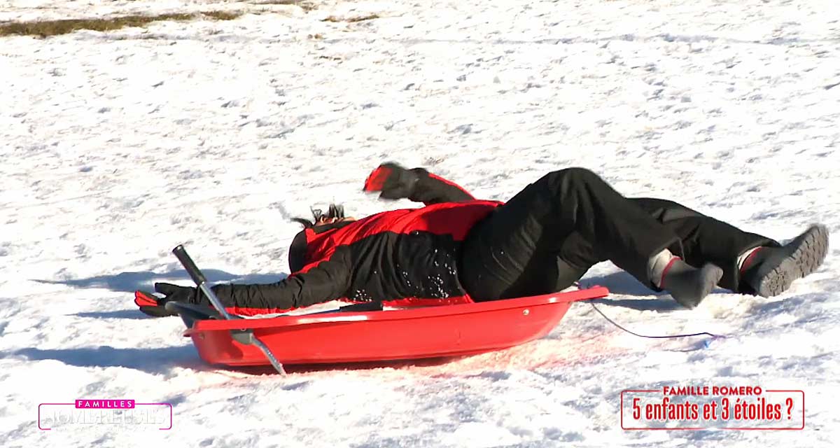 Familles nombreuses : l’incroyable chute de Souad Romero au ski