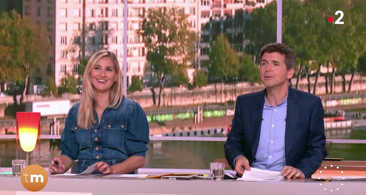 « C’est complètement con ! » Thomas Sotto indigné, Marie Portolano se moque de lui dans Télématin