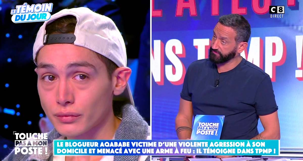 Touche pas à mon poste : Aqababe en larmes après son agression, Guillaume Genton recadré par Cyril Hanouna sur C8