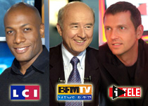 LCI / BFM TV / i>télé : la guerre des chaînes 100% info