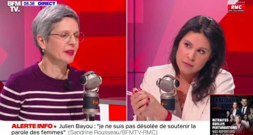 BFMTV : “Vous pouvez crier !”, Apolline de Malherbe fait exploser Sandrine Rousseau, la journaliste l'accuse en direct