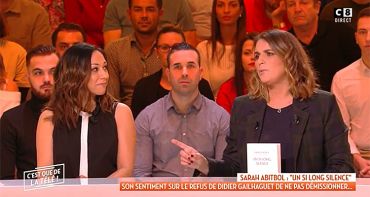 C'est que de la télé : Valérie Bénaïm sous pression avec Sarah Abitbol sur C8