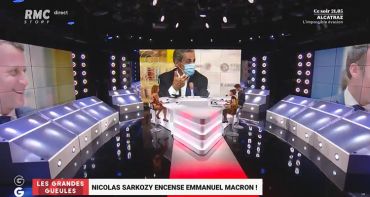Les Grandes Gueules : Maxime Lledo et Elina Dumont s'affrontent sur Nicolas Sarkozy, Olivier Truchot s'écroule en audience