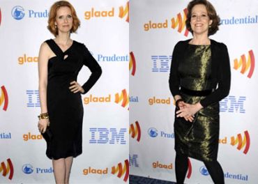 Sigourney Weaver et Cynthia Nixon, militantes homosexuelles de l'année