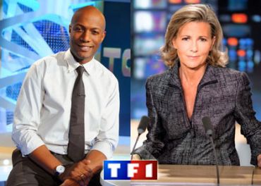 Harry Roselmack et Claire Chazal, deux valeurs sûres pour TF1