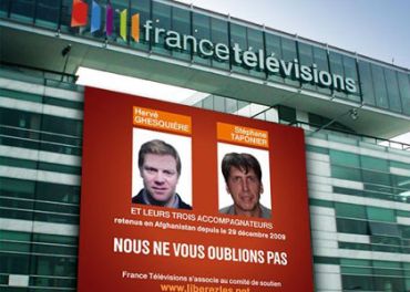 France Télévisions se mobilise pour Hervé Ghesquière et Stéphane Taponier