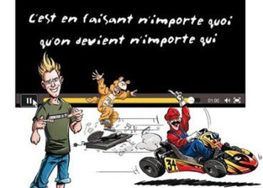 Rémi Gaillard emmerde la télé en BD