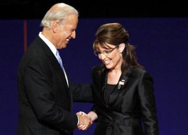 Record pour le duel Sarah Palin / Joe Biden 