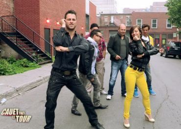 Cauet retrouve Jean-Marc Généreux, Denitsa et Christian au Québec