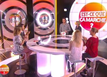 Camille Combal et Ariane Massenet fêtent le record de Est-ce que ça marche ? 