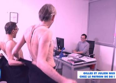 Touche pas à mon poste : Julien Courbet et Gilles Verdez nus sur D8