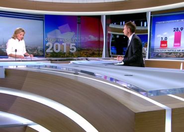 Elections départementales 2015 : Claire Chazal leader, Laurent Delahousse profite du JT raccourci de TF1