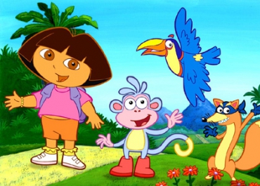 Dora l'exploratrice et Nickelodeon, les préférées des enfants