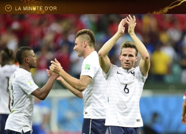La Minute d'Or 2014 : France / Nigeria attire jusqu'à 21.2 millions de Français devant TF1