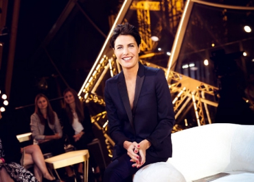 Un soir à la Tour Eiffel : Philippe Geluck, Cyril Lignac et Stéphanie Le Quellec (Top Chef) chez Alessandra Sublet