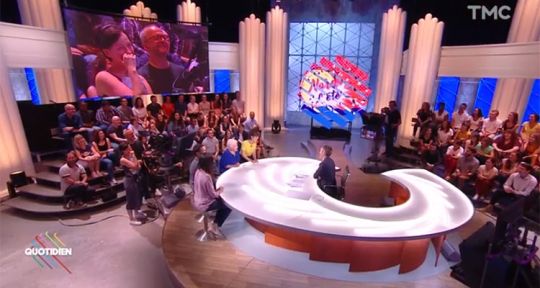 Quotidien : Yann Barthès retrouve Cyril Hanouna, Line Renaud leader des audiences