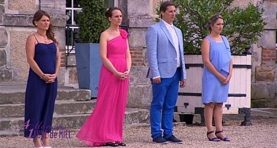  4 mariages pour 1 lune de miel : Elodie et Frederic, Amandine et Xavier, Cendrine et Joannes & Tony et Nicolas livrent bataille sur TF1