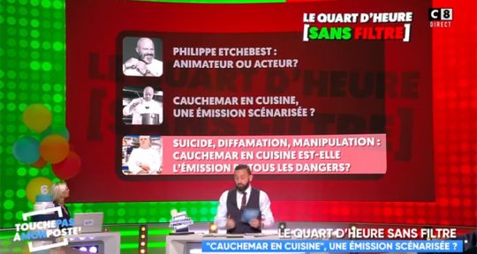Cauchemar en cuisine / TPMP : Monica et Gilles Verdez accusent, M6 et Philippe Etchebest répliquent et se défendent