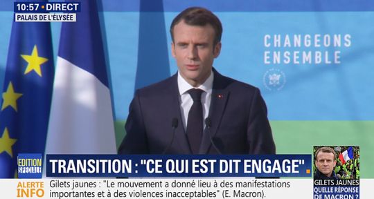 Emmanuel Macron : sa réponse aux gilets jaunes suivie par 1.5 million de Français sur BFM TV