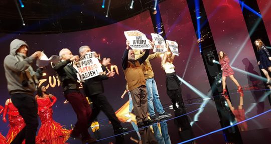 Incident dans Destination Eurovision 2019 : le plateau envahi par des manifestants 