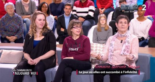 Ça commence aujourd’hui (audiences) : Faustine Bollaert au chaud avec les femmes infidèles, Daphné Burki progresse